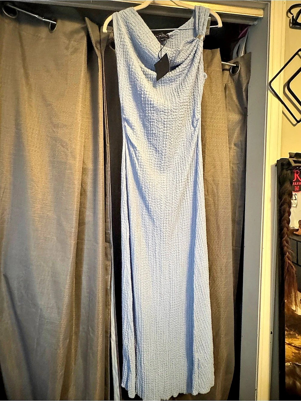 See You Monday Maxi Dress in Blue Size Large Like New